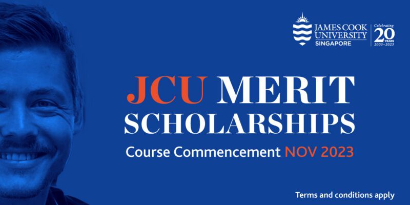Apply now for JCU Merit Scholarships for November 2023 intake - Call BroadMind Consultant at +91-7603800800 or 9790950111 for further details