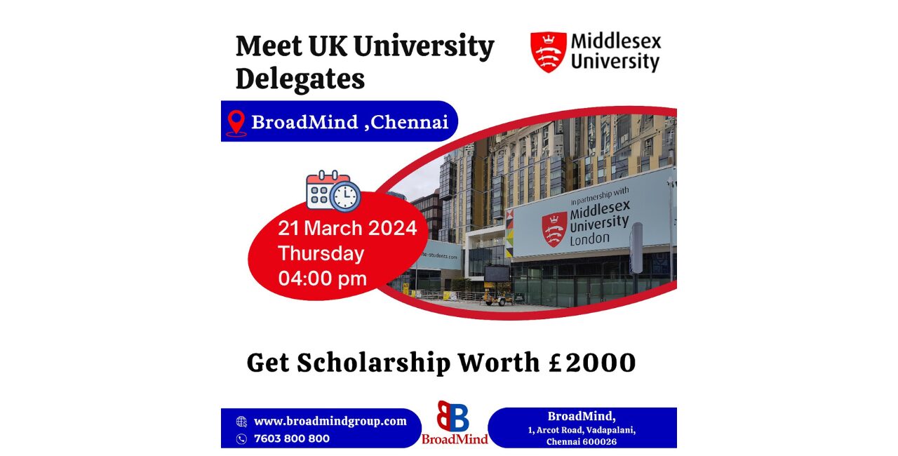 Middlesex University Delegates Meet at BroadMind Chennai Office
